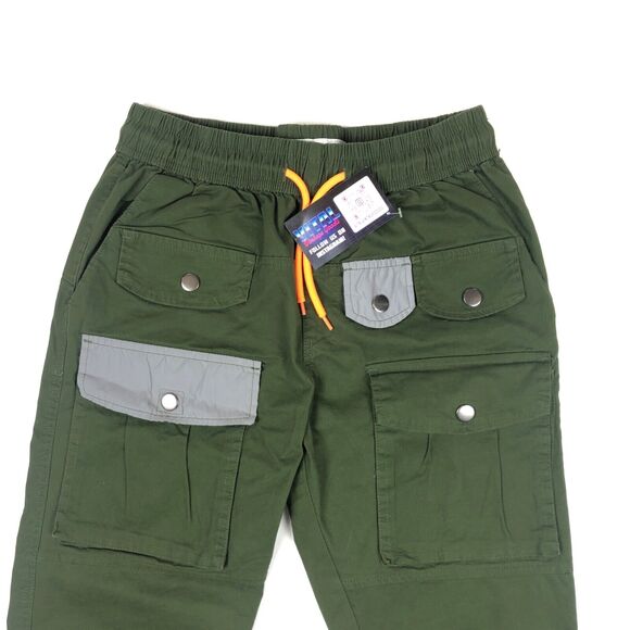 Maison Noir Premium Jogger Cargo Olive Green Gray Pants Bottoms Size Small S B29 - Picture 2 of 6